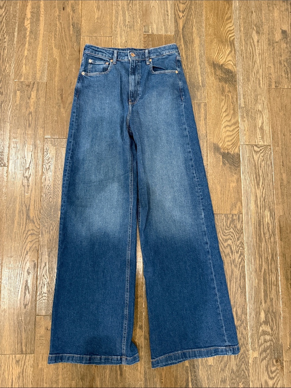 High-Rise Wide Leg Jeans 34” / 8 Tall